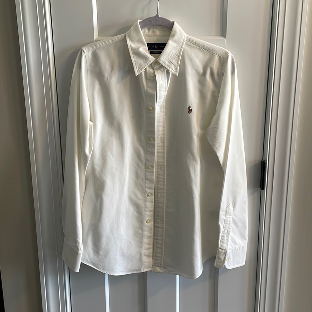 Ralph Lauren Women’s Oxford Shirt - Medium in White